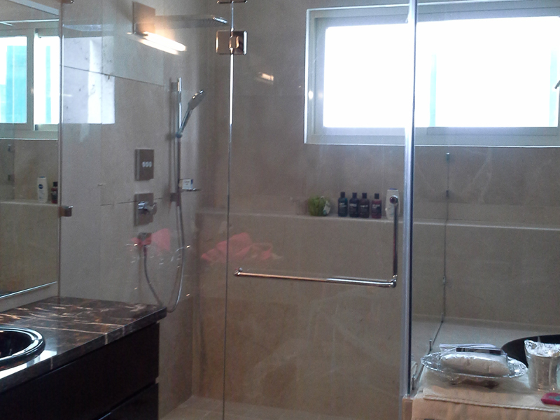 baño-vidrios